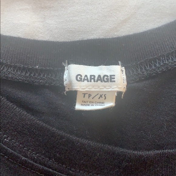 black tshirt with red stripe - Picture 3 of 3